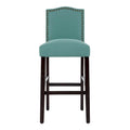 Set of 2 Upholstered 28-Inch Barstools - Stylish Pub Chairs