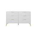 CraftPorch Modern 6-Drawer Wooden Dresser