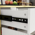 Pop-Up Door Sideboard Dresser Cabinet - Storage Console for TV