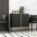 Pop-Up Door Sideboard Dresser Cabinet - Storage Console for TV
