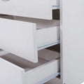 Contemporary White 3-Drawer Dresser