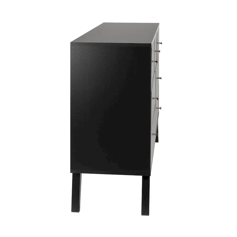 Prepac Milo 7-Drawer Dresser in Mid-Century Modern Style