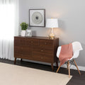 Prepac Milo 7-Drawer Dresser in Mid-Century Modern Style