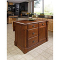 Rustic Cherry Kitchen Island by Homestyles Aspen