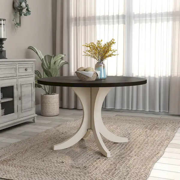 Joyfair Farmhouse 47-Inch White Wood Dining Table by Furniture of America