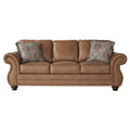 2 Piece Sofa and Loveseat Set with Nailhead Trim and Rolled Arms