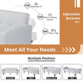Convertible Memory Foam Futon Sofa Bed - Foldable Daybed Loveseat Sleeper