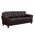 iLounge Harvard Faux Leather Couch