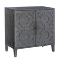 Chanters Solid Wood 2-Door Decorative Cabinet