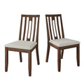 CraftPorch Modern Wooden Dining Chair Set (2 Pieces) - N/A
