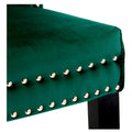 Set of 2 Grandview Tufted Upholstered Dining Chairs with Nailhead Trim and Ring Pull
