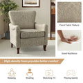 HULALA HOME Samouel Contemporary Floral Wingback Armchair