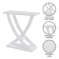 Newport Criss-Cross Console Table by Convenience Concepts