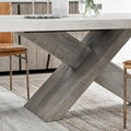 Classic Home Durant 84-Inch Dining Table - Dimensions: 84W x 43D x 30H