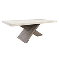 Classic Home Durant 84-Inch Dining Table - Dimensions: 84W x 43D x 30H