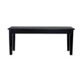 Solid Wood Dining Bench in Shaker Style