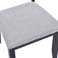 Set of 4 Slat Back Wooden Dining Chairs