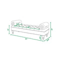 Lewis Bolster Arm Entryway Seat