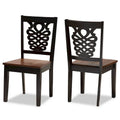 Gervais Modern Transitional 2-Piece Dining Chair Set