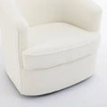 SEYNAR Contemporary Boucle Upholstered 360° Swivel Accent Chairs - Set of 2