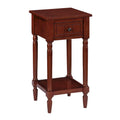Khloe French Country Accent Table with Shelf and Drawer by Convenience Concepts