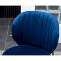 Roundhill Furniture Amoa Modern Velvet Upholstered Dining Chair