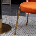 Roundhill Furniture Amoa Modern Velvet Upholstered Dining Chair