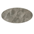 iNSPIRE Q Modern Jurmala Glossy Sintered Stone Tables with Grey Metal Base