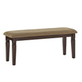 Dining Table Set with Upholstered Chairs and Bench for Kitchen and Dining Room