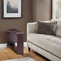 Compact Charging Side Table - Nightstand with Storage, Dual Power Outlets & USB Ports