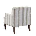 Contemporary Striped Armchairs