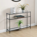Royal Crest 3-Tier Glass Console Table by Convenience Concepts