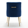 SEYNAR Set of 4 Modern Glam Boucle Velvet Dining or Vanity Chairs with Rear Handle