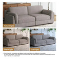 Contemporary 90-Inch Deep Seat Corduroy Loveseat