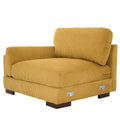 Contemporary 90-Inch Deep Seat Corduroy Loveseat