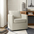 Erkenbald Contemporary 360-Degree Swivel Chair with Removable Slipcover by HULALA HOME