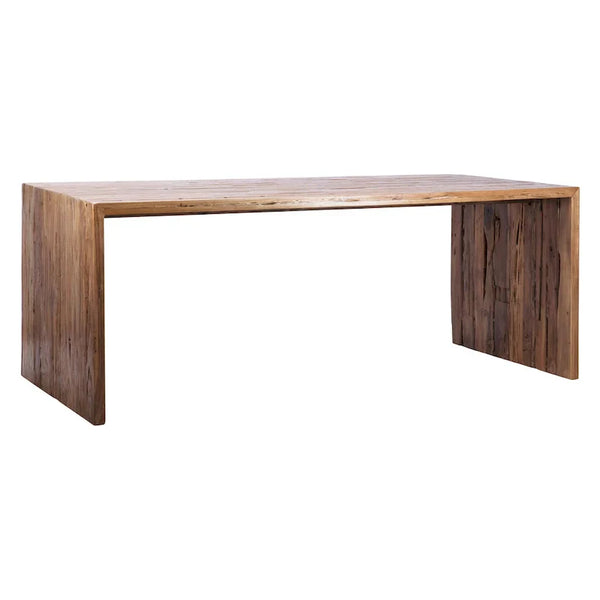 Camila 78-Inch Rectangular Dining Table Crafted from Reclaimed Teak with Waterfall Design
