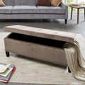 Madison Park Shandra II Tufted Soft Close Storage Bench