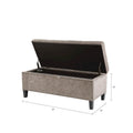 Madison Park Shandra II Tufted Soft Close Storage Bench
