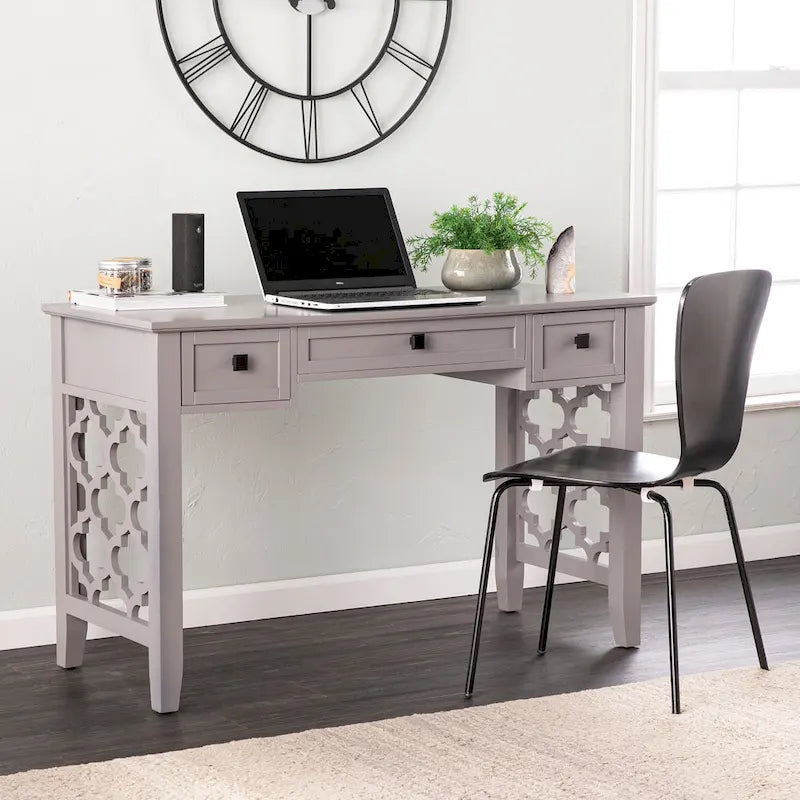 SEI Furniture Eden Writing Desk with Storage Solutions
