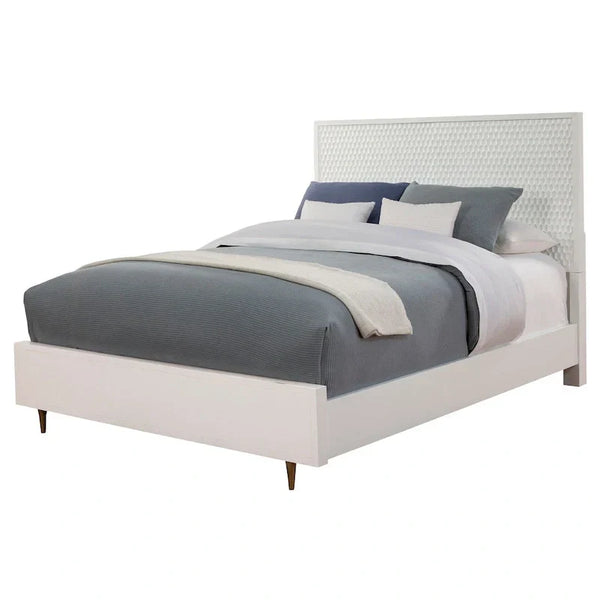 Alpine Origins White Pearl Panel Bed