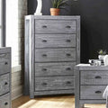 Montauk Solid Wood Chest with 5 Drawers by Grain Wood Furniture