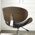 Corvus Madonna Adjustable Curved Office Chair in Mid-Century Modern Style
