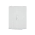 Mulberry 2.0 Contemporary Corner Wardrobe with Dual Hanging Rods