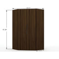 Mulberry 2.0 Contemporary Corner Wardrobe with Dual Hanging Rods