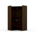 Mulberry 2.0 Contemporary Corner Wardrobe with Dual Hanging Rods
