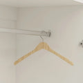 Modern Wardrobe Armoire with Hanging Rod Shelves and Drawers