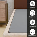 ONETAN 1.5-Inch Split Bunkie Board for Mattress Support - Fully Assembled, Enhanced Comfort, Gray