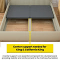 ONETAN 1.5-Inch Split Bunkie Board for Mattress Support - Fully Assembled, Enhanced Comfort, Gray