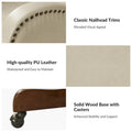HULALA HOME Pete Adjustable Height Faux Leather Swivel Executive Chair with Tilt Mechanism